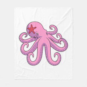 Octopus Starfish Fleecefilt