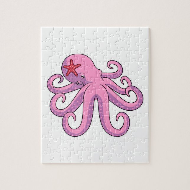 Octopus Starfish Pussel (Vertikal)