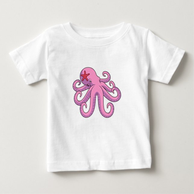 Octopus Starfish T Shirt (Framsida)
