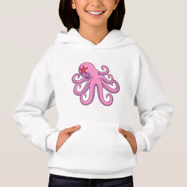 Octopus Starfish T Shirt (Framsida)
