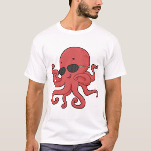 Octopus Sunglass T Shirt