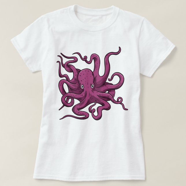 Octopus T Shirt (Design framsida)
