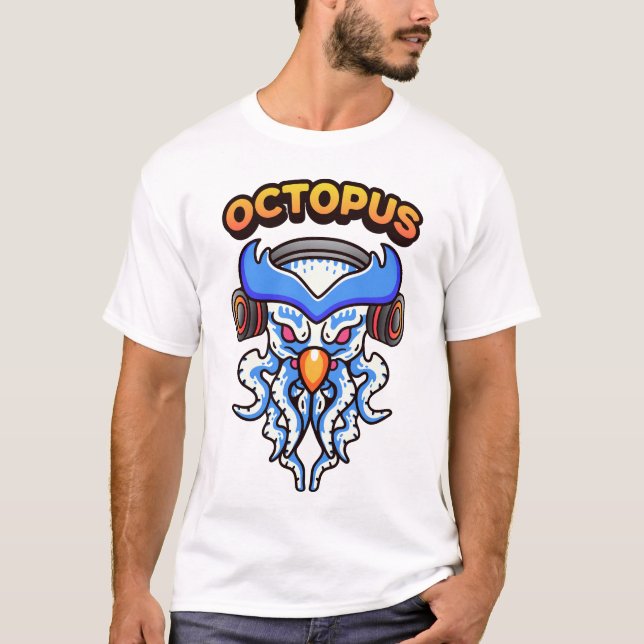 Octopus T Shirt (Framsida)