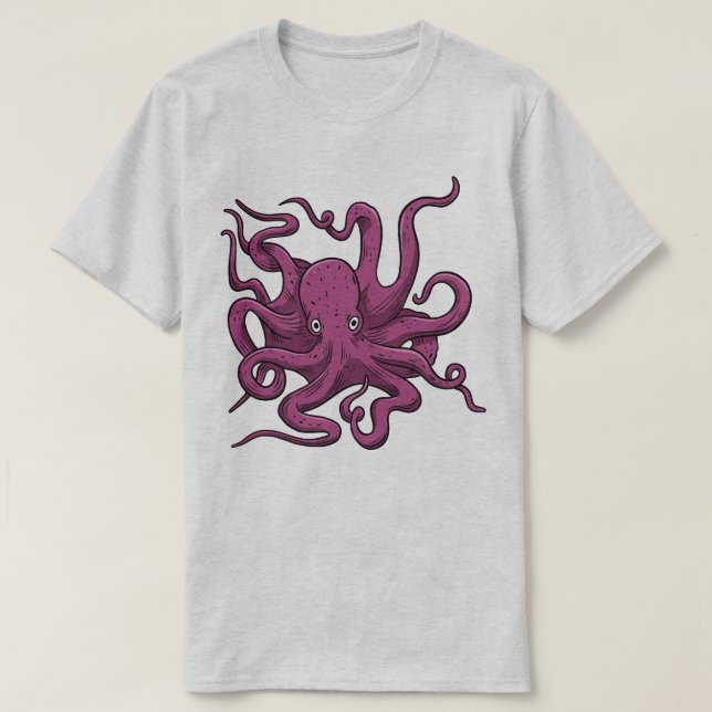 Octopus T Shirt (Design framsida)