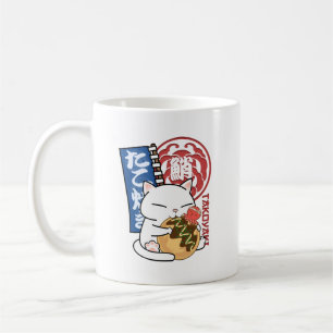 Octopus Takoyaki Cat Kaffemugg