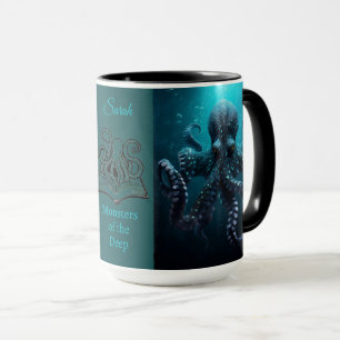 Octopus Tentacle Paranormal Monster Romantik Namn Mugg