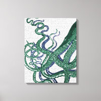 Octopus Tentacles Grönt och Blue