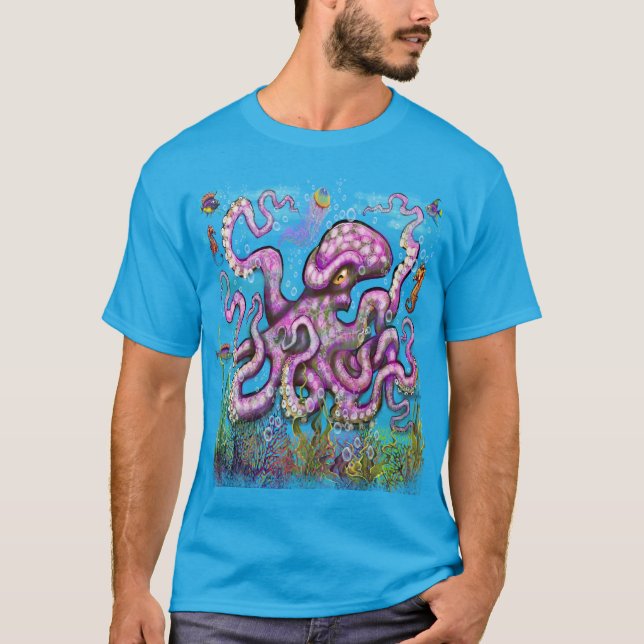 Octopus Tentacles T-Shirt (Framsida)