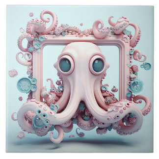Octopus Tile Kakelplatta
