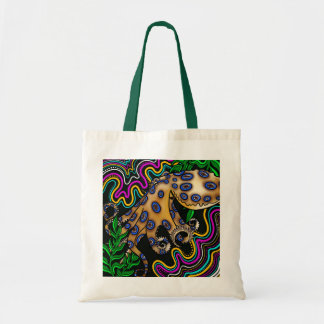 Octopus Tote Bag Tygkasse