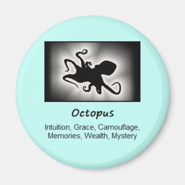 Octopus Totem Animal Spirit: Magnet (Framsidan)