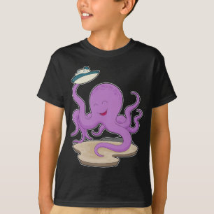 Octopus Treasure-bröstkorg T Shirt