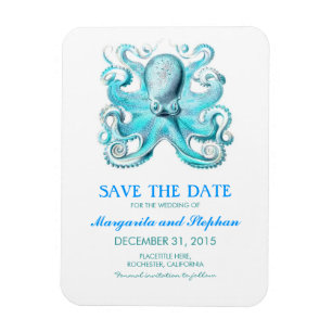 Octopus Turcos Beach Spara datum Magnet