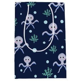 Octopus under havets ungar mönster