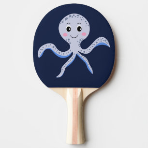 Octopus under havets ungar mönster pingisracket