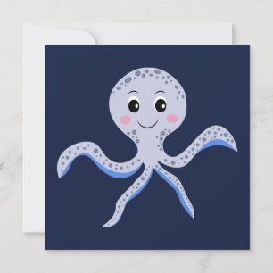 Octopus under havets ungar mönster spara datumet