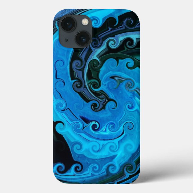 Octopus under Sea Abstrakt iPad Case (Baksida)