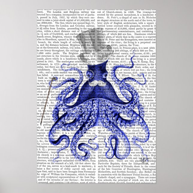 Octopus Ungefär Town Poster (Framsidan)