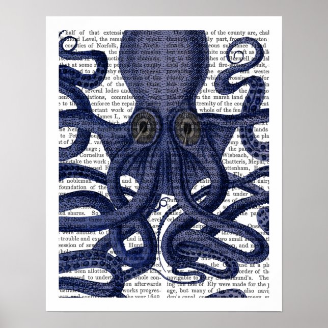 Octopus uppåt och nedåt poster (Framsidan)