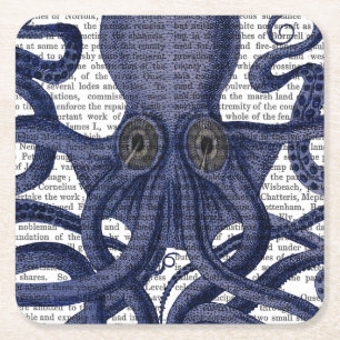 Octopus uppåt och nedåt underlägg papper kvadrat