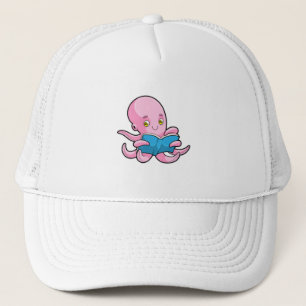 Octopus vid läsning i Bok Keps