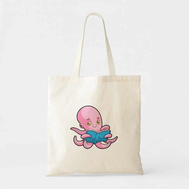 Octopus vid läsning i Bok Tygkasse (Framsidan)
