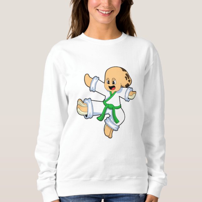 Octopus vid martialkonsten Karate T Shirt (Framsida)