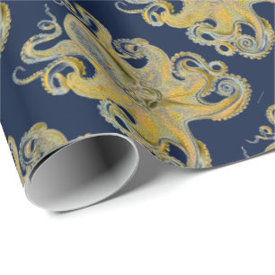 Octopus Vulgaris av Ernst Haeckel Wrapping Papper Presentpapper