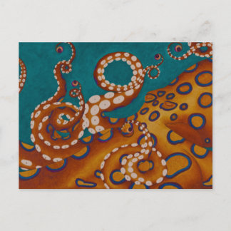 Octopus Vykort