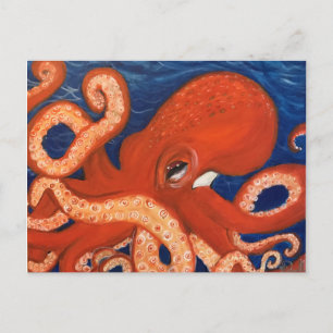 Octopus Vykort