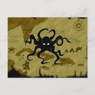 Octopus Vykort