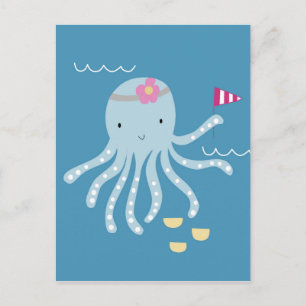 Octopus Vykort