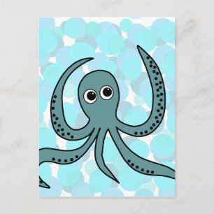 Octopus Vykort