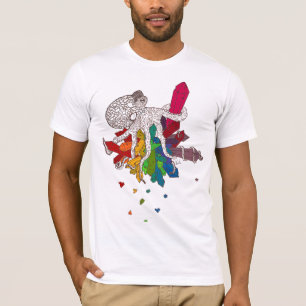 Octopus w/ Crystals T Shirt