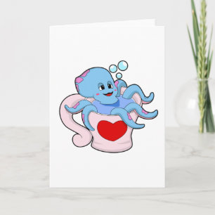 Octopus with Heart Cup.PNG Kort
