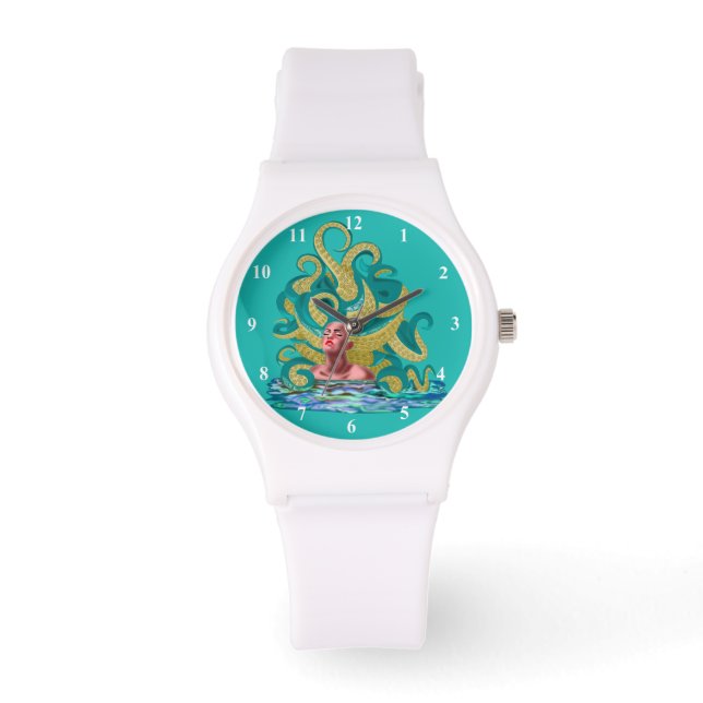 Octopus Woman Watch Armbandsur (Framsida)