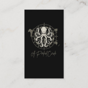 Octopus World Sea Animal Ocean Kraken Tentacle Visitkort