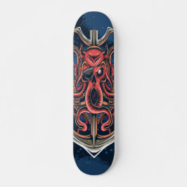 Octopusankare Mini Skateboard Bräda 18,5 Cm