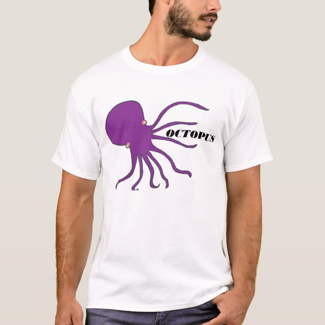 octopusfjfjfjfjfj t-shirt (Framsida)