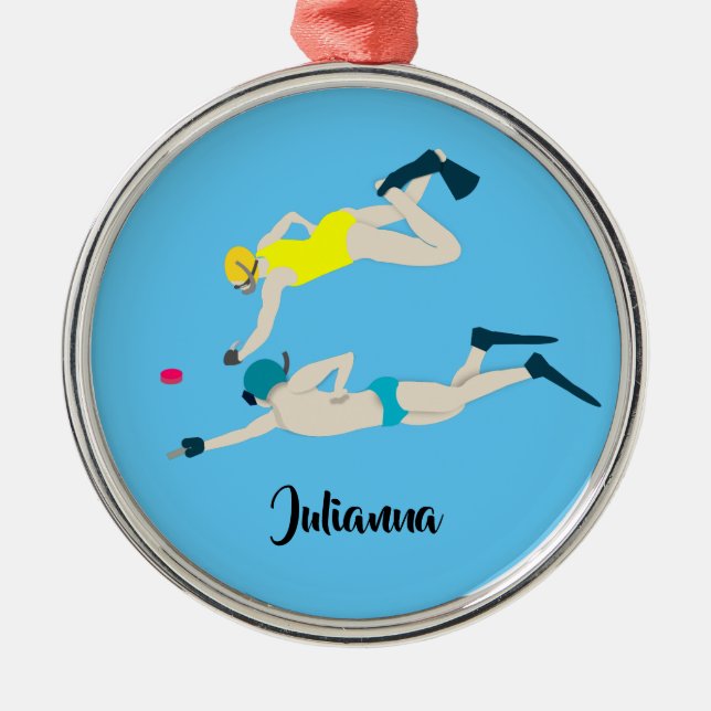 Octopush Julgransprydnad Metall (Framsidan)