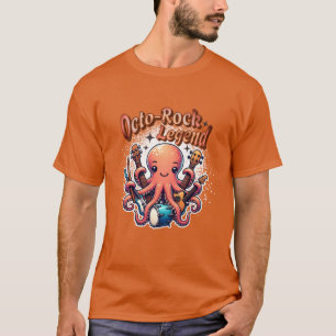 OctoRock Legend Rocky Octopus familj T Shirt