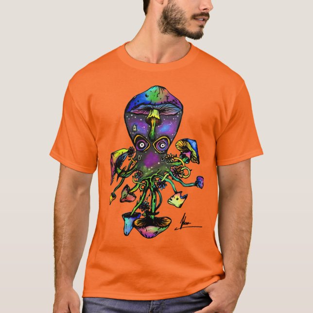 Octoshroom Tiefärg Tröja (Framsida)