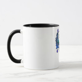 Octoskallblått Mugg