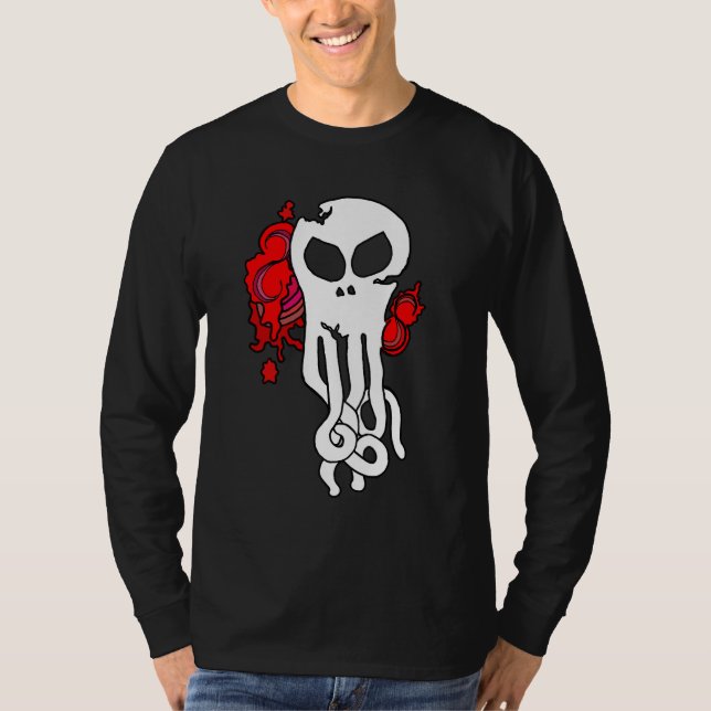Octoskallrött T Shirt (Framsida)