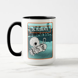 Octoskate Skateboarding Octopus Mugg