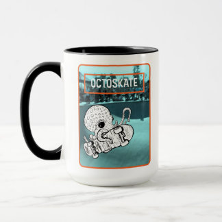 Octoskate Skateboarding Octopus Mugg