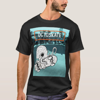 Octoskate Skateboarding Octopus T Shirt