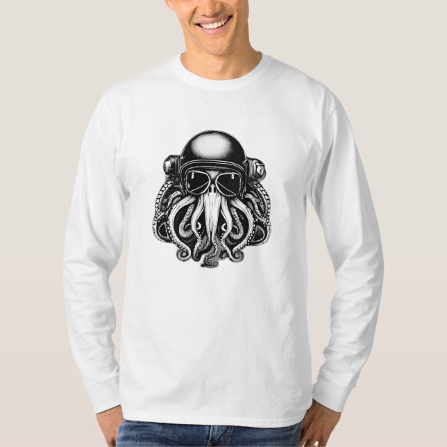 "OctoVibrance: Åtta Armen av kreativitet" T Shirt (Framsida)