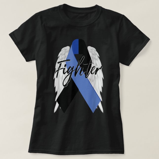 Ocular Melanoma Cancer Survivor Shirt Fighter Ving T Shirt (Design framsida)