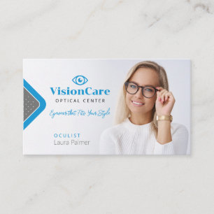 Oculist Affärskortet Optical Center Visitkort